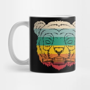 Retro Panda Bear Mug